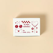 "Be Mine, Valentine Cake Box, Set of 50" - Favor Boxes in natural by ForYourParty