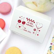 "Be Mine, Valentine Cake Box, Set of 50" - Favor Boxes in natural by ForYourParty