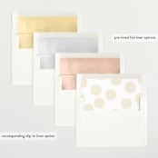 "Little Bow" - Birth Announcements in Cloud by Baumbirdy - Envelope Liner Options