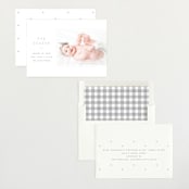"Our Little Love" - Birth Announcements in Cloud by Carolyn Nicks - Assembled