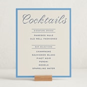 "cotillion" - Graduation Bar Signs in Bluebell by Megan Davis - In Use