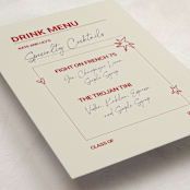 "Checklist Complete" - Graduation Bar Signs in Parchment by Zove Ahhh - Detail