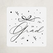 "Arch Photo" - Graduation Stickers in Quartz by Becky Nimoy - Front