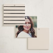 "Keepsakes" - Graduation Favor Tags in Linen by Claudia Orengo - Back of Card Options