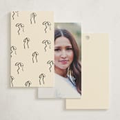 "Trendsetter" - Graduation Favor Tags in Noir by Creo Study - Back of Card Options