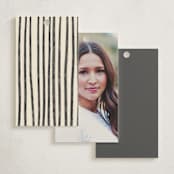 "Inked" - Graduation Favor Tags in Ink by Jamie Alexander - Back of Card Options