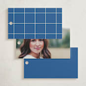 "Celebrate the Grad" - Graduation Favor Tags in Azure by Louise Kay - Back of Card Options