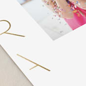 "Pansy" - Graduation Party Invitations in Latte by Deynaaz Daraei - Detail