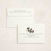 "Grad party type" - Graduation Party Invitations in Cotton by Creo Study - FREE Recipient Addressing
