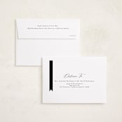 "Epilogue" - Graduation Announcements in Noir by Jackie Crawford - FREE Recipient Addressing