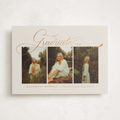"tassel swash" - Graduation Announcements in Mocha Latte by Kamala Nahas - Front