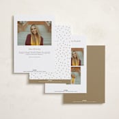 "High Point" - Graduation Announcements in Snow by Erica Krystek - Back of Card Options