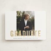 "Jax" - Graduation Announcements in Cloud by Sara Hicks Malone - Front