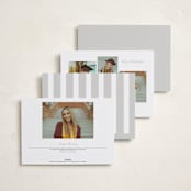 "Jax" - Graduation Announcements in Cloud by Sara Hicks Malone - Back of Card Options