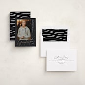 "Brilliance" - Graduation Announcements in Licorice by Jessica Williams - Assembled