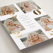 "staggered" - Graduation Announcements in Cloud by Lauren Chism - Detail