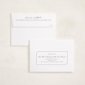 "Simply Sweet Frame" - Graduation Announcements in Noir by Emily Betts - FREE Recipient Addressing