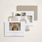 "Hoop" - Graduation Announcements in Salt by Pixel and Hank - Back of Card Options