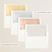 "Around the Corner" - Graduation Announcements in Cloud by That Girl Press - Envelope Liner Options