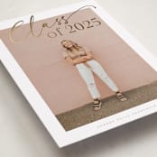 "Scripted Graduation Year" - Graduation Announcements in Cloud by Jackie Crawford - Detail