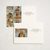 "toast the grad" - Graduation Announcements in Cherry by Megan Davis - Interior Options