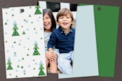 "Little Forest" - Gift Tags in Spruce by Sharon O. - Back of Card Options