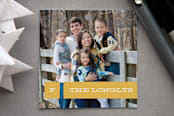 "Cube It" - Gift Tags in Mustard by Precious Bugarin Design - Front