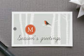 "Hazy Shade of Winter" - Gift Tags in Blue Frost by Stacey Meacham - Front