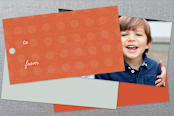 "Hazy Shade of Winter" - Gift Tags in Blue Frost by Stacey Meacham - Back of Card Options