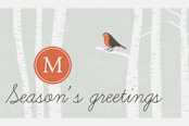 "Hazy Shade of Winter" - Gift Tags in Blue Frost by Stacey Meacham - Close-Up