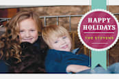 "Vintage Label" - Gift Tags in Teal by Stacey Meacham - Close-Up