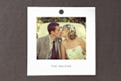 "Mini Photo" - Gift Tags in Steel Blue by Sara Hicks Malone - Front