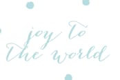 "Simple Joy" - Gift Tags in Snow by Erin Hodges - Close-Up
