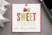 "Sweet Treats" - Gift Tags in Lime by Carrie ONeal - Front
