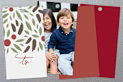 "Merry Swoosh" - Gift Tags in Pure White by Olivia Raufman - Back of Tag Options