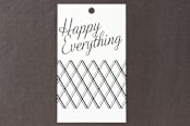 "Bright Elegance" - Gift Tags in Charcoal by Tim St. Clair - Front