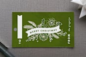 "Chalkboard Label" - Gift Tags in Pine by Alethea and Ruth - Front