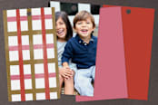 "Just Merry" - Gift Tags in Strawberry by Sara Hicks Malone - Back of Tag Options
