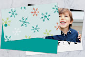 "Hexie Snowflake" - Gift Tags in Modern by Sara Curtis - Back of Tag Options
