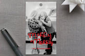 "Merry Merry" - Gift Tags in Berry Red by Dean Street - Front
