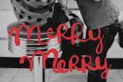 "Merry Merry" - Gift Tags in Berry Red by Dean Street - Close-Up