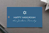 "Pricket" - Gift Tags in Navy by Marabou Design - Front