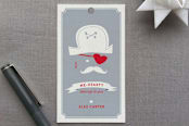 "Pirate Heart" - Gift Tags in Wedgewood by Jen - Front
