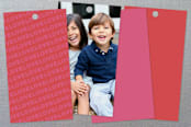 "With All My Heart" - Gift Tags in Red Rose by Lori James - Back of Card Options