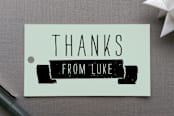 "Modern Mint" - Gift Tags in Mint by Marabou Design - Front