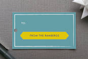 "Night Skate" - Gift Tags in Ice Blue by Morgan Ramberg - Front