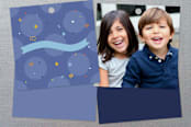 "Joyful Hanukkah" - Gift Tags in Periwinkle by Laura Bolter - Back of Tag Options