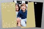 "Calligraphy Love" - Gift Tags in Coal by Iwona K - Back of Card Options