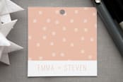 "Arrowhead Pastels" - Gift Tags in Coral by Stacey Meacham - Front