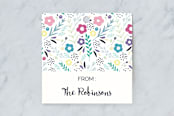 "Sweet Arrivals" - Gift Tags in Cream by Rebecca Humphreys - Front
